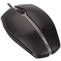 Cherry Gentix Silent Mouse, Wired, Black