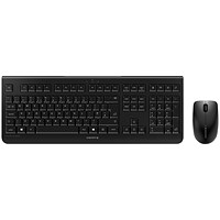 Cherry DW 3000 Keyboard and Mouse Set, Wireless, Black