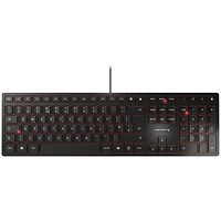 Cherry KC 6000 Slim Ultra Flat Keyboard, Wired, Black