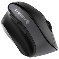 Cherry MW 4500 Left Hand Vertical Mouse, Wireless, Black