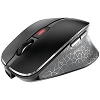 Cherry MW 8C Ergo Right Handed Mouse, Wireless, Black