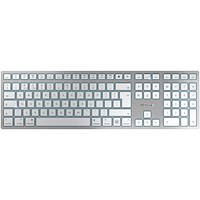 Cherry KW 9100 Slim Wireless Keyboard for MAC QWERTY UK Silver/White