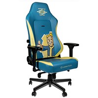 Noblechairs Hero Gaming Chair, Fallout Vault-Tec Edition Blue & Yellow