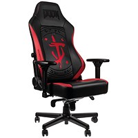 Noblechairs Hero Gaming Chair, Doom Edition Black & Red