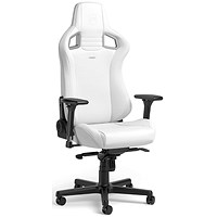 Noblechairs Epic Gaming Chair, High-tech Faux Leather, White