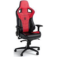 Noblechairs Epic Gaming Chair, Faux Leather, Spider-Man Red & Black