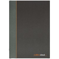 Collins Ideal Casebound Manuscript Book, A4, Ruled, 192 Pages