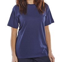 Beeswift Heavy Weight T-Shirt, Navy Blue, Medium