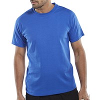 Beeswift Heavy Weight T-Shirt, Royal Blue, XL