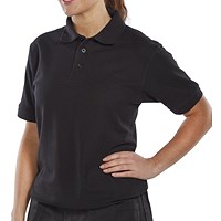 Beeswift Polo Shirt, Black, 4XL