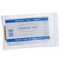 Click Medical Stretch Fabric Dressing Strip, 4cm x 1m, Pack of 10