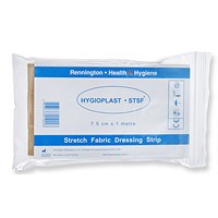 Hygio Fabric Dressing Strip, 7.5cm x 1m, Pack of 10