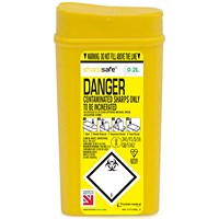 Sharpsafe Sharps Bin, 0.2l