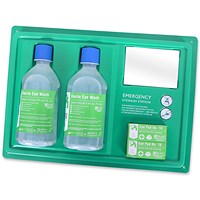 Click Medical Beeswift Medical Eyewash Station, Comes with 2 x 500ml Eye Wash Bottles