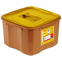 Woodsafe Sharps Bin Full Lid, 25 Litre