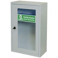 Click Medical Indoor Defibrillator Cabinet With Thumb Lock