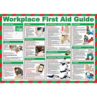 Click Medical Workplace First Aid Poster, A2