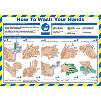 Click Medical Wash Your Hands Poster, A2