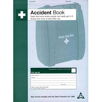 Safe First Aid Compliant Accident Book, A4