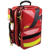 Click Medical Aerocase Red Emergency Medical Backpack