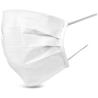 Beeswift Cotton Mask, White