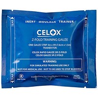 Celox Z-Fold Training Gauze, 7.6cmx1.5m