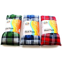 Sure Thermal Heat Pack, Tartan Assorted Colours, Pack of 6