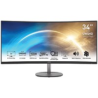 MSI Pro MP341CQ 34in UltraWide QHD 100Hz Curved Monitor