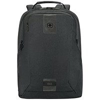 Wenger MX ECO Professional 16 Inch Laptop Backpack with Tablet Pocket Black