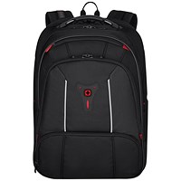 Wenger Carbon Pro Business Backpack with 15.6 Inch Laptop Sleeve and Tablet Pocket Black