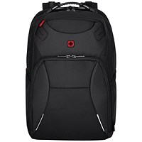 Wenger Cosmic 17 Inch Laptop Backpack with Tablet Pocket Black