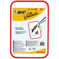 Bic Velleda Portable Whiteboard, Red Frame, 300x440mm