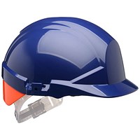 Centurion Reflex Safety Helmet, Blue with Orange Flash