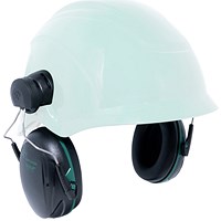 Centurion Sana Helmet Attachment Ear Defenders, Black & Green