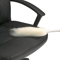 24 Inch Flick Duster, White