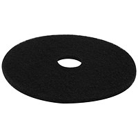 3M Stripping Floor Pad, 430mm, Black, Pack of 5