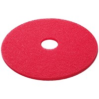 3M Buffing Floor Pad 380mm Red (Pack of 5) 2nd RD15