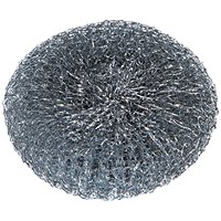 Galvanised Steel Scourer, Medium, Pack of 10