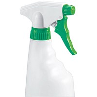 2Work Trigger Spray Refill Bottles, Green, Pack of 4