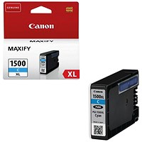 Canon PGI-1500XL Cyan High Yield Inkjet Cartridge