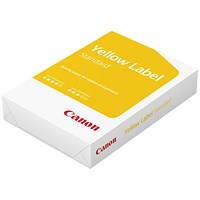 Canon A3 Yellow Label Standard Paper, White, 80gsm, Ream (500 Sheets)