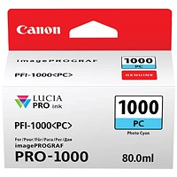Canon Pro-1000 Photo Cyan Ink Tank 0550C001