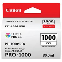 Canon PFI-1000CO Ink Cartridge Chroma Optimizer Clear 0556C001