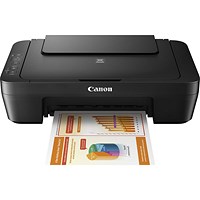 Canon Pixma MG2550S A4 Wired All-In-One Colour Inkjet Printer, Black