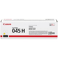 Canon 045H Toner Cartridge High Yield Yellow 1243C002