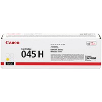 Canon 045H Toner Cartridge High Yield Yellow 1243C002 Canon 045H Toner Cartridge High Yield Yellow 1243C002