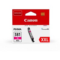 Canon CLI-581XXL Magenta Extra High Yield Inkjet Cartridge Canon CLI-581XXL Magenta Extra High Yield Inkjet Cartridge