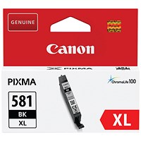 Canon CLI-581XL Black High Yield Inkjet Cartridge Canon CLI-581XL Black High Yield Inkjet Cartridge