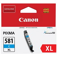 Canon CLI-581XL Cyan High Yield Inkjet Cartridge