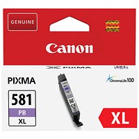 Canon CLI-581XL Photo Blue High Yield Inkjet Cartridge